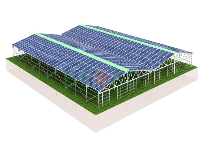 Solar Agriculture Greenhouse Mounting System