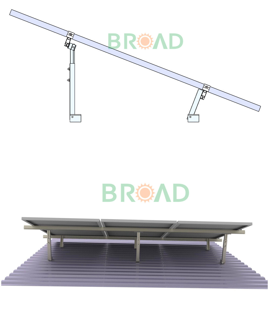 solar panel tilt mounting brackets