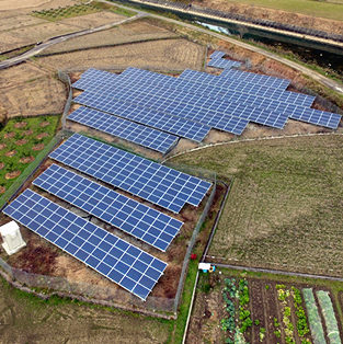 Sistema de montaje solar de tierra de pila personalizado 80KW