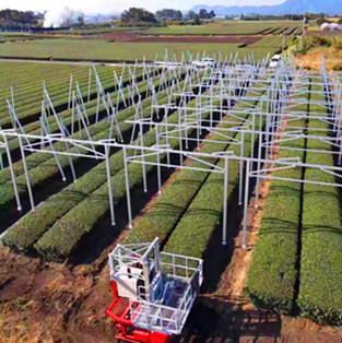 sistema de montaje de tierras de cultivo fotovoltaico en Japón-100KW 