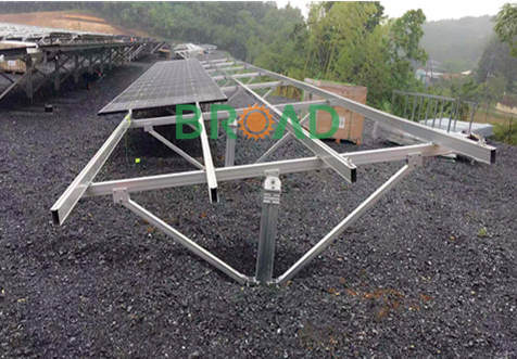 Amplios sistemas de montaje solar de suelo de aluminio